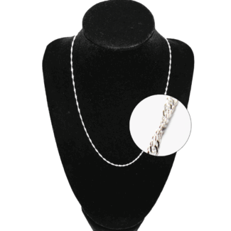 Cadena de plata - Singapur 50cm